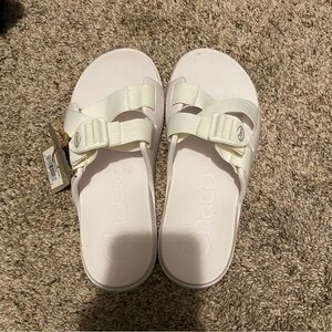 womens Chaco Sandals - Cream